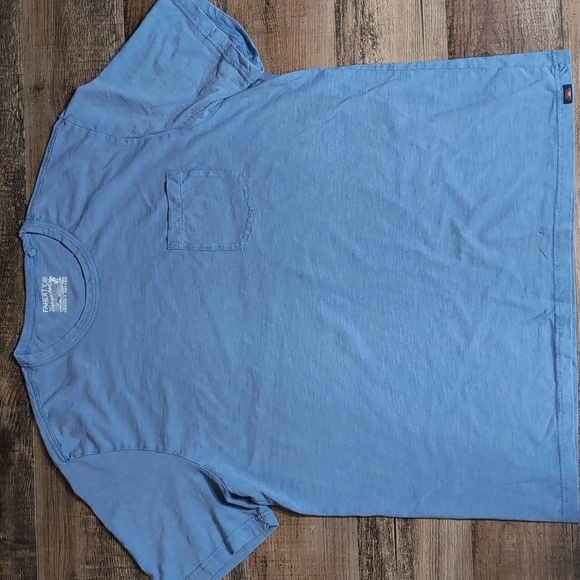 Faherty Men's Sunwashed Pocket T-Shirt - Blue Horizon Cotton - XXL *Sold Out* - Picture 3 of 8